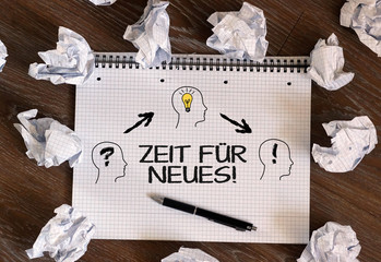 zeit für neues!