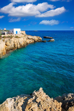 tabarca island alicante mediterranean blue sea