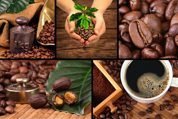 Coffee, collage