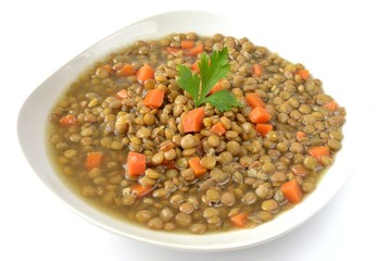 zupa z soczewicy zielonej