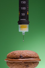 Insulin pen and cookie