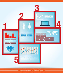 abstract presentation template