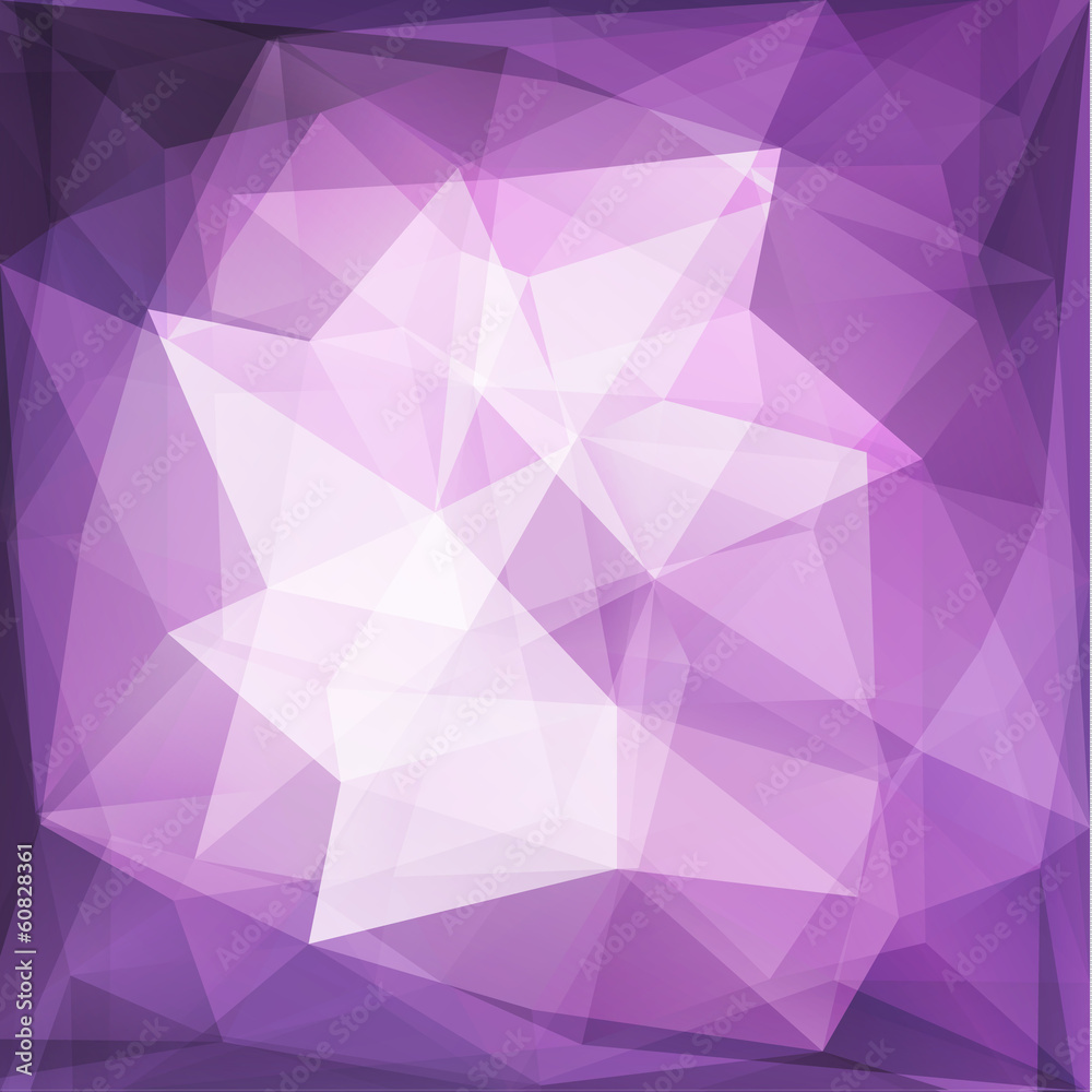 Wall mural Abstract geometric triangles background