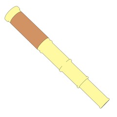 cartoon image of monocular tool