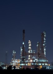 Fototapeta na wymiar Oil refinery.