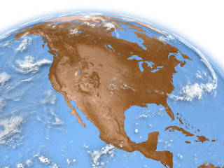 North America on Earth