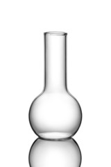 Empty chemistry flask