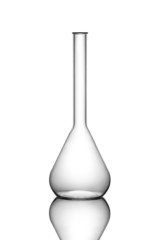 Empty chemistry flask