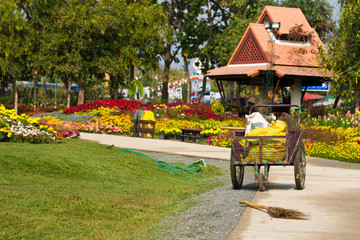 Obraz premium Gardening Cart