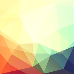 Vibrant triangular background