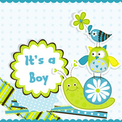 Template greeting card, vector