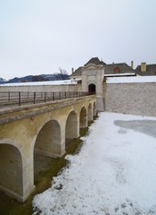 Drawbridge, Mont-Dauphin fortress, Hautes-Alpes - France