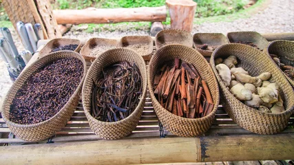 Fotobehang Spices on the farm © astreluk