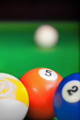 billiard balls