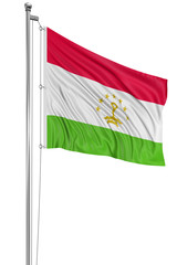 3D Tadjik flag