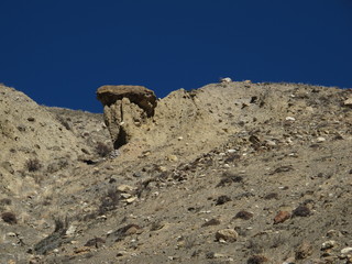 Limestone formation near Jomosom, Nepal