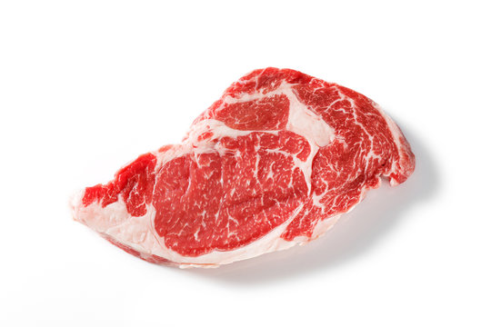 Beef rib eye steak