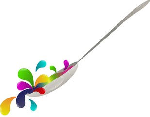 Colours spoon