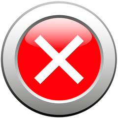 Obraz premium Lock icon cross