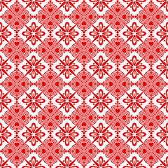 Seamless hearts pattern