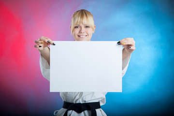 karate girl