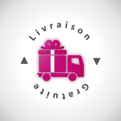 Livraison Gratuite - Illustration vectorielle