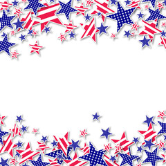 Obraz premium Hintergrund Amerika USA Sterne Vektor Illustration