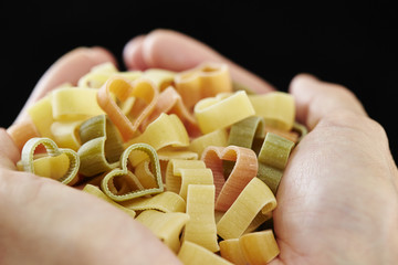Heart noodles