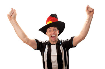 Football Fans Celebrating