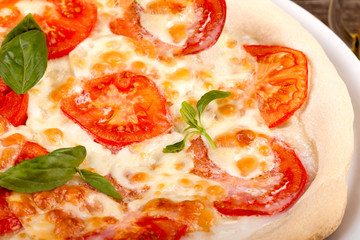 Pizza Tomatoes Mozzarella