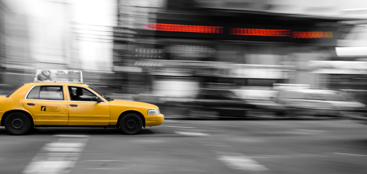 Fototapeta New York Taxi Cab