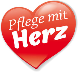 logo pflegedienst mit herz