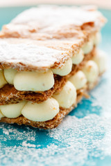 millefeuille with vanilla cream