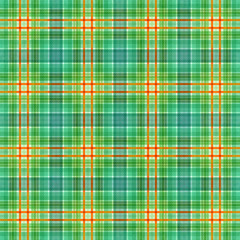Fototapeta premium green - orange plaid texture