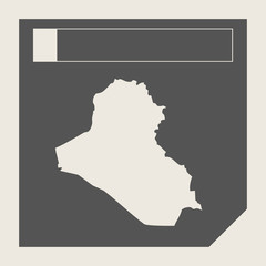 Iraq map button