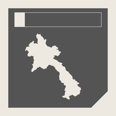 Laos map button