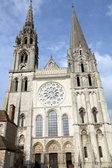 Fototapeta na wymiar France, Eure et Loir Notre Dame de Chartres Cathedral