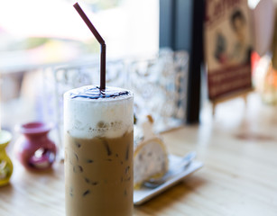 coffee with whipped cream