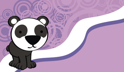 panda bear cute baby cartoon wallpaper