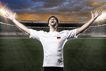 Fototapeta na wymiar Germany soccer player