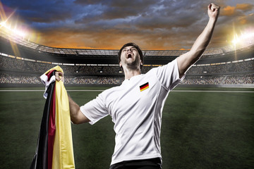 Fototapeta na wymiar Germany soccer player
