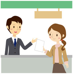 受付窓口　書類提出