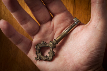 Key in hand.