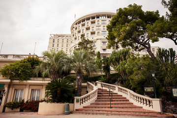 Hotel de Paris exterior view in Monte Carlo