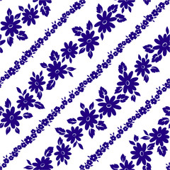 花柄をシームレスに