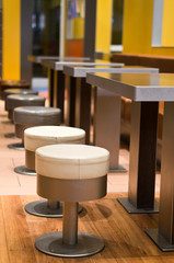 barhocker im restaurant