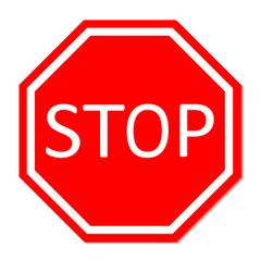 Vector illustration of Stop sign