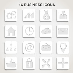 Set business icons