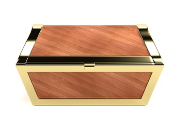 realistic 3d render of chest