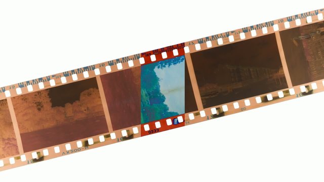 moving scanning band develop negative photo film